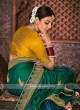 Satin Silk Green Color Saree